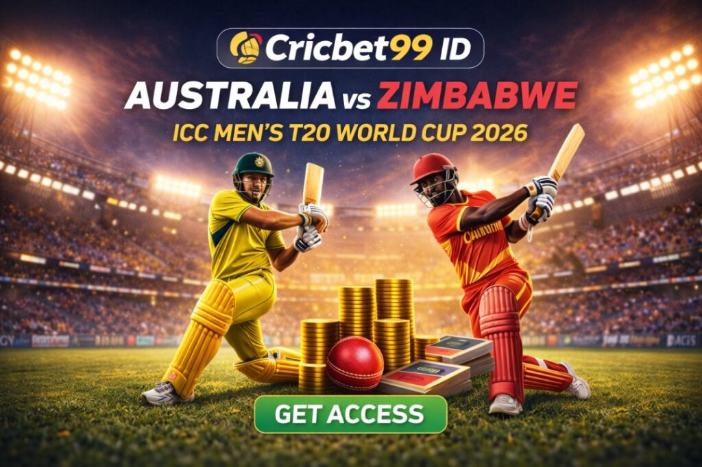 Cricbet99 ID: Australia vs Zimbabwe