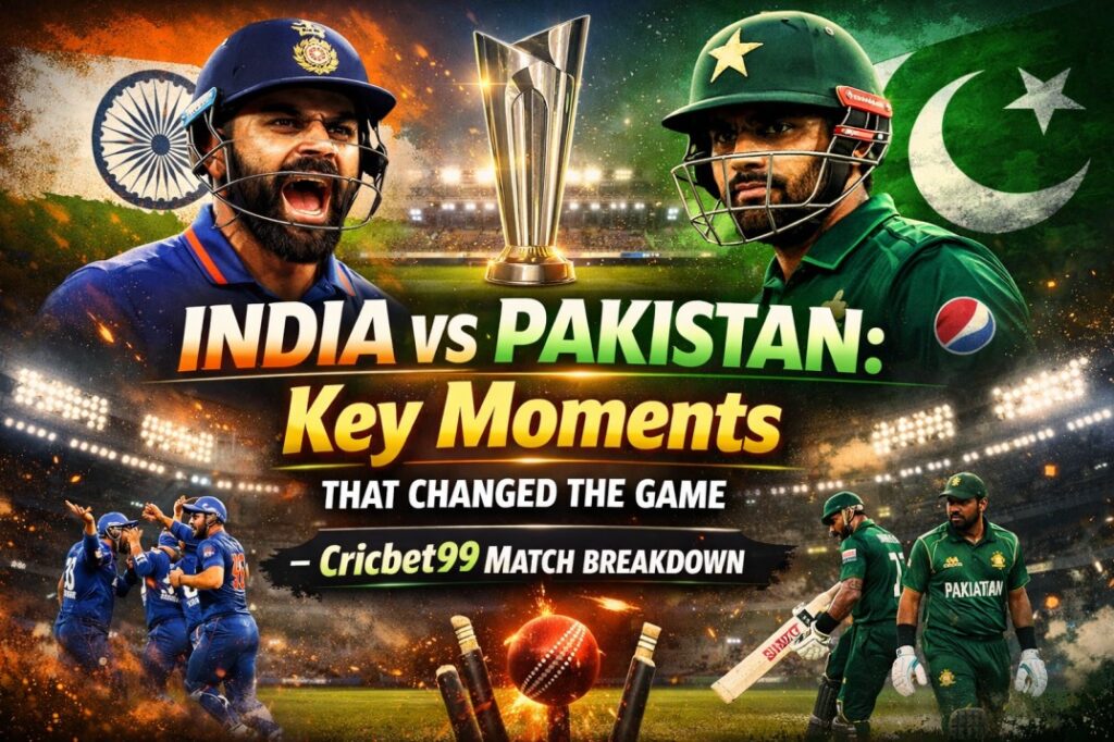 India vs Pakistan: Key Moments & Cricbet99