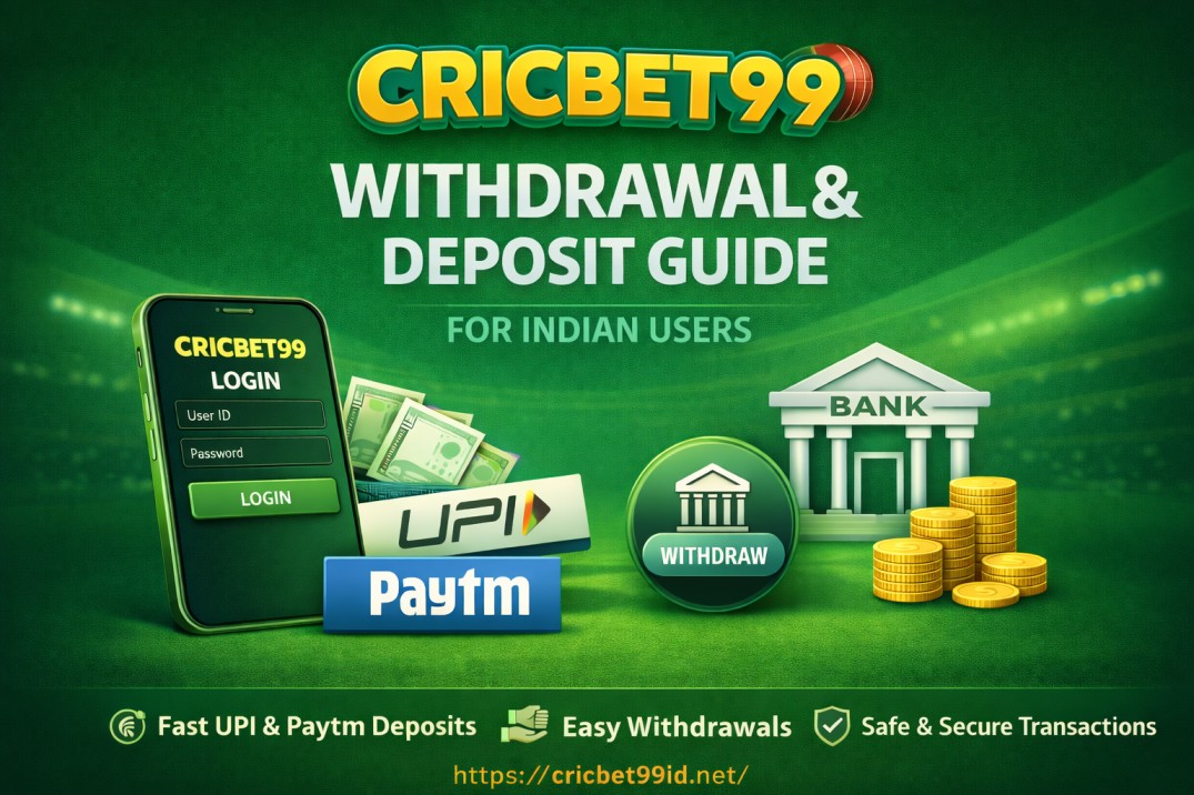 Cricbet99 Withdrawal & Deposit Guide for Indian Users