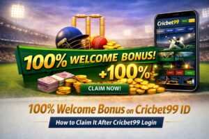 100% Welcome Bonus on Cricbet99 ID