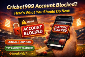 Cricbet999 Account Blocked?