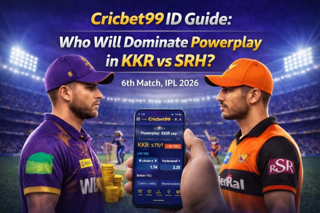 Cricbet99 ID Guide: Who Will Dominate Powerplay in KKR vs SRH?